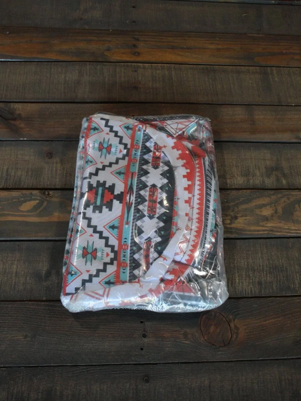 Aztec Geometric Backpack Bag - Picture 2 of 3